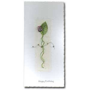 Mulberry Rosebud Birthday Card