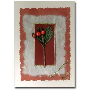 Red Berries Christmas Card