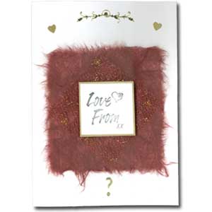 Love From ? Valentine Card