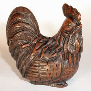 Cockerel Magnetic Needleholder (Mahogany)