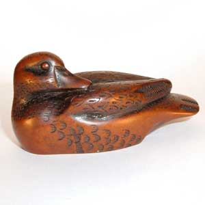 Duck Magnetic Needleholder (Mahogany)