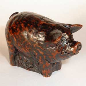 Pig Magnetic Needleholder (Mahogany)