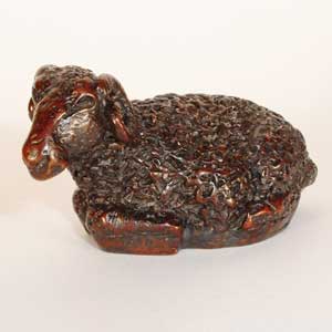 Sheep Magnetic Needleholder (Mahogany)