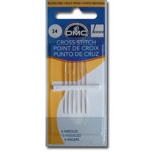 Cross Stitch Needles Size 24 (6 pack)