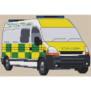 Ambulance Cross Stitch Kit