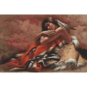 At Rest Cross Stitch Chart Only