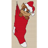 Click To View Product Information On Christmas Cat in Stocking Cross Stitch Kit