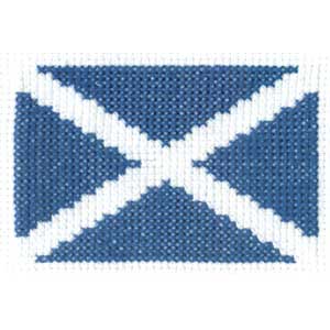 Scotland Flag Cross Stitch Kit