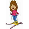 Click To View Product Information On Lady Skier Cross Stitch Kit