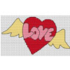 Click To View Further Information On Love Heart Cross Stitch Kit