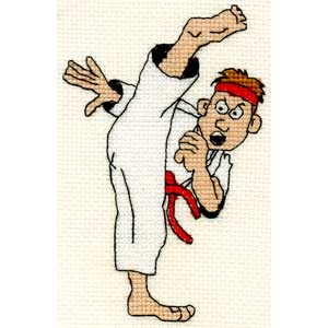 Martial Arts Cross Stitch Kit