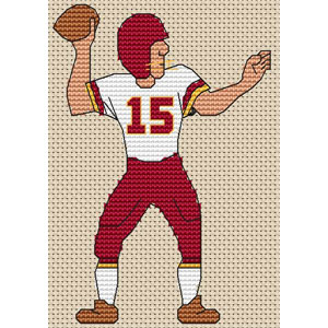 Quarterback 2 Cross Stitch Kit