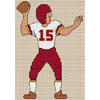 Click To View Product Information On Quarterback 2 Cross Stitch Kit
