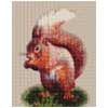 Click To View Product Information On Red Squirrel Cross Stitch Kit