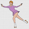 Click To View Product Information On Roller Dancer 1 Cross Stitch Kit