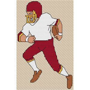 Running Back 1 Cross Stitch Kit