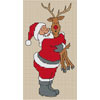 Click To View Product Information On Santa Hugging Rudolph Cross Stitch Kit