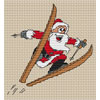 Click To View Product Information On Santa Skiing Cross Stitch Kit