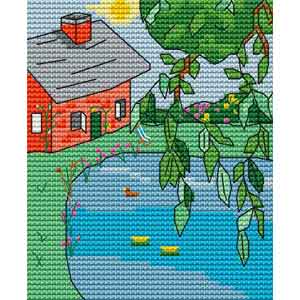 Summer Cross Stitch Kit