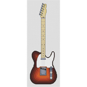 Telecaster Guitar Cross Stitch Kit