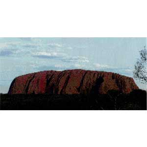 Uluru At Dusk Cross Stitch Kit