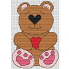 Click To View Further Information On Valentine Bear 2 Cross Stitch Kit