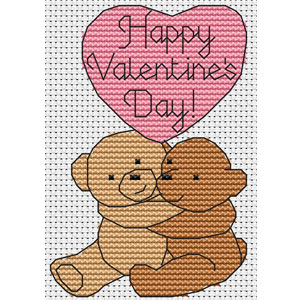 Valentine Bears Cross Stitch Kit