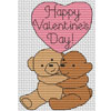 Click To View Further Information On Valentine Bears Cross Stitch Kit