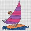 Click To View Product Information On Windsurfer 1 Cross Stitch Kit