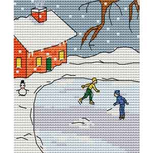 Winter Cross Stitch Kit