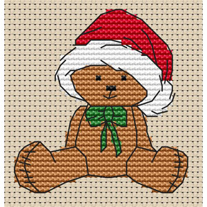 Christmas Bear Cross Stitch Kit