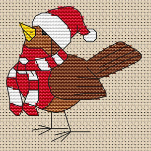 Christmas Bird Cross Stitch kit