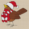 Click To View Product Information On Christmas Bird Cross Stitch kit