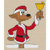 Click To View Product Information On Christmas Dog With Bell Cross Stitch Kit