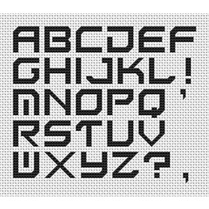 Futurist Font Chart