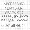 Click To View Product Information On Joined Up Backstitch Font Chart (Medium)
