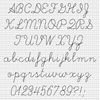 Click To View Product Information On Script Backstitch Font Chart