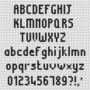 Small Font Chart