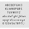 Click To View Product Information On Tiny Backstitch Font Chart (Evenweave)